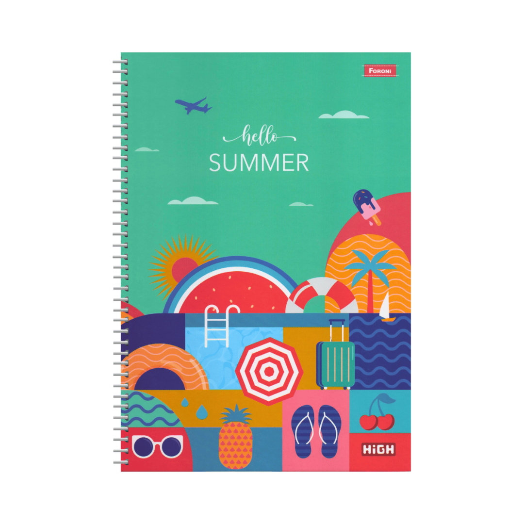 Notebook 10x1 CD High Masc 160 Sheets Foroni