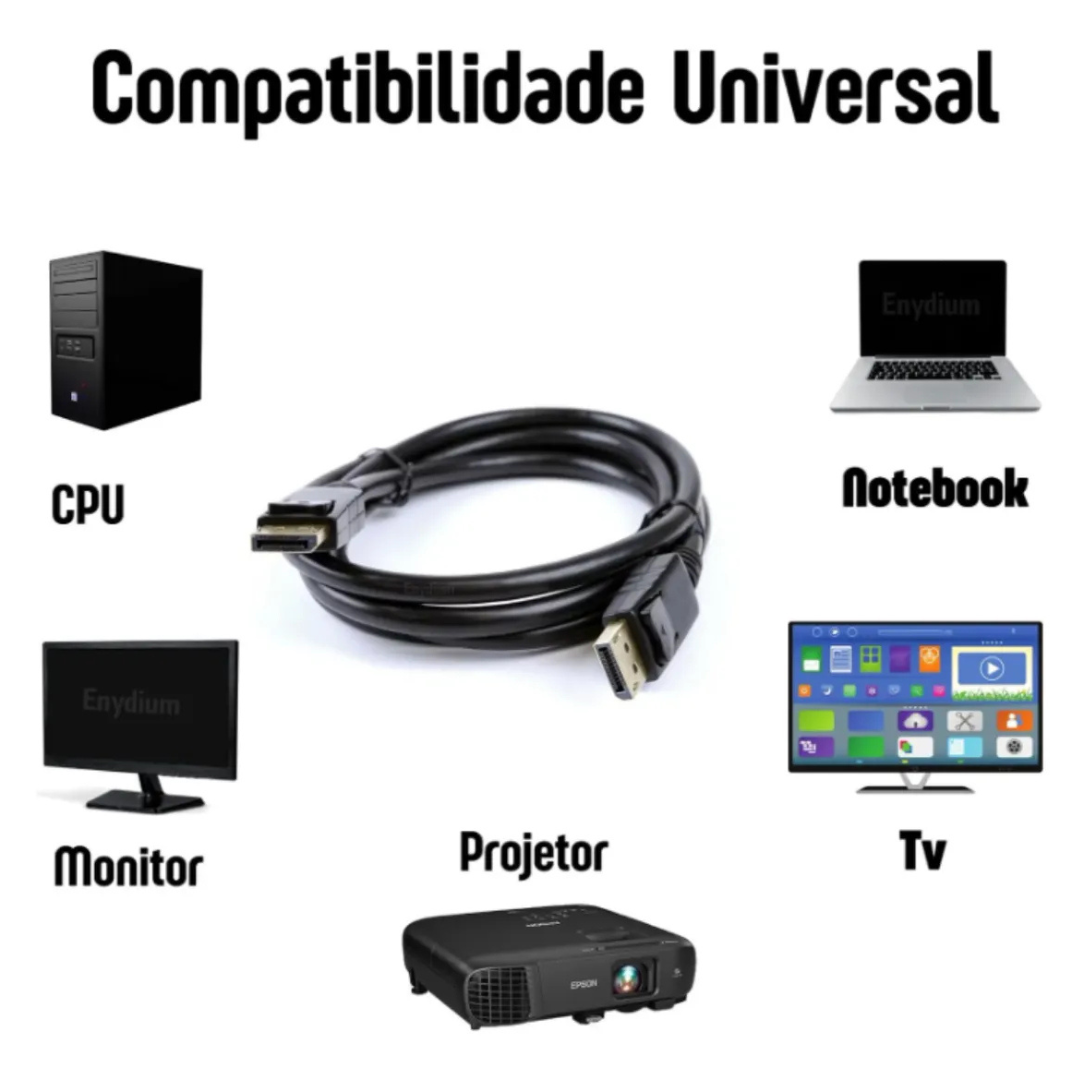 1.8M DisplayPort cable