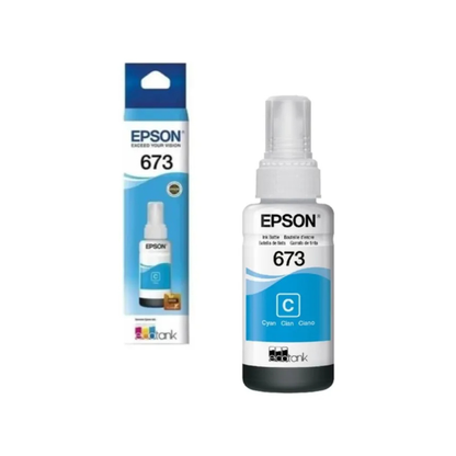 Recambio de tinta cian Epson 673