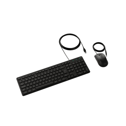Kit de teclado y ratón con cable Intelbras CCI20, negro