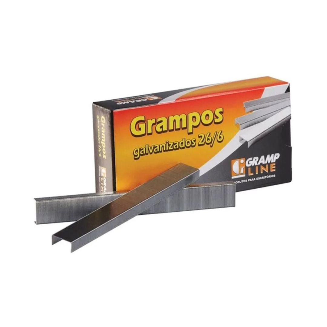 Grapas galvanizadas 26/6, 5000 unidades, Gramp Line