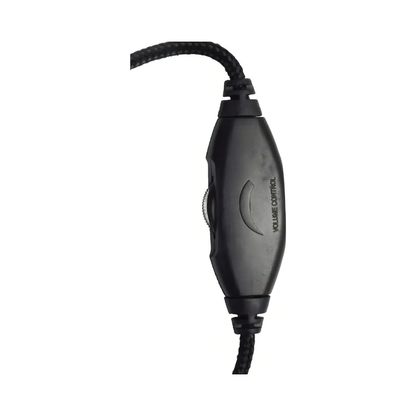 Auriculares USB Fortrek HSL 102 negros con micrófono