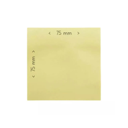 MP2010 Adhesive Pad 75x75mm Yellow Masterprint