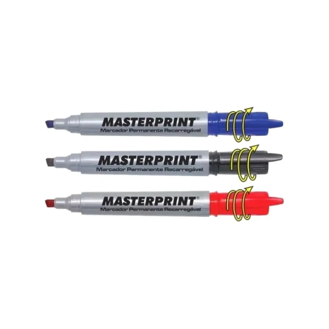 Masterprint OK Black Permanent Marker Pen