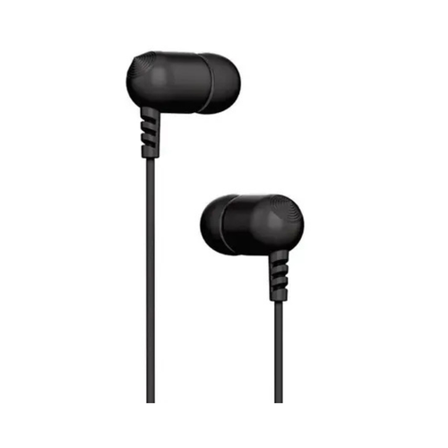 Auriculares intrauditivos con micrófono, color negro, C3 TECH EP 07BK