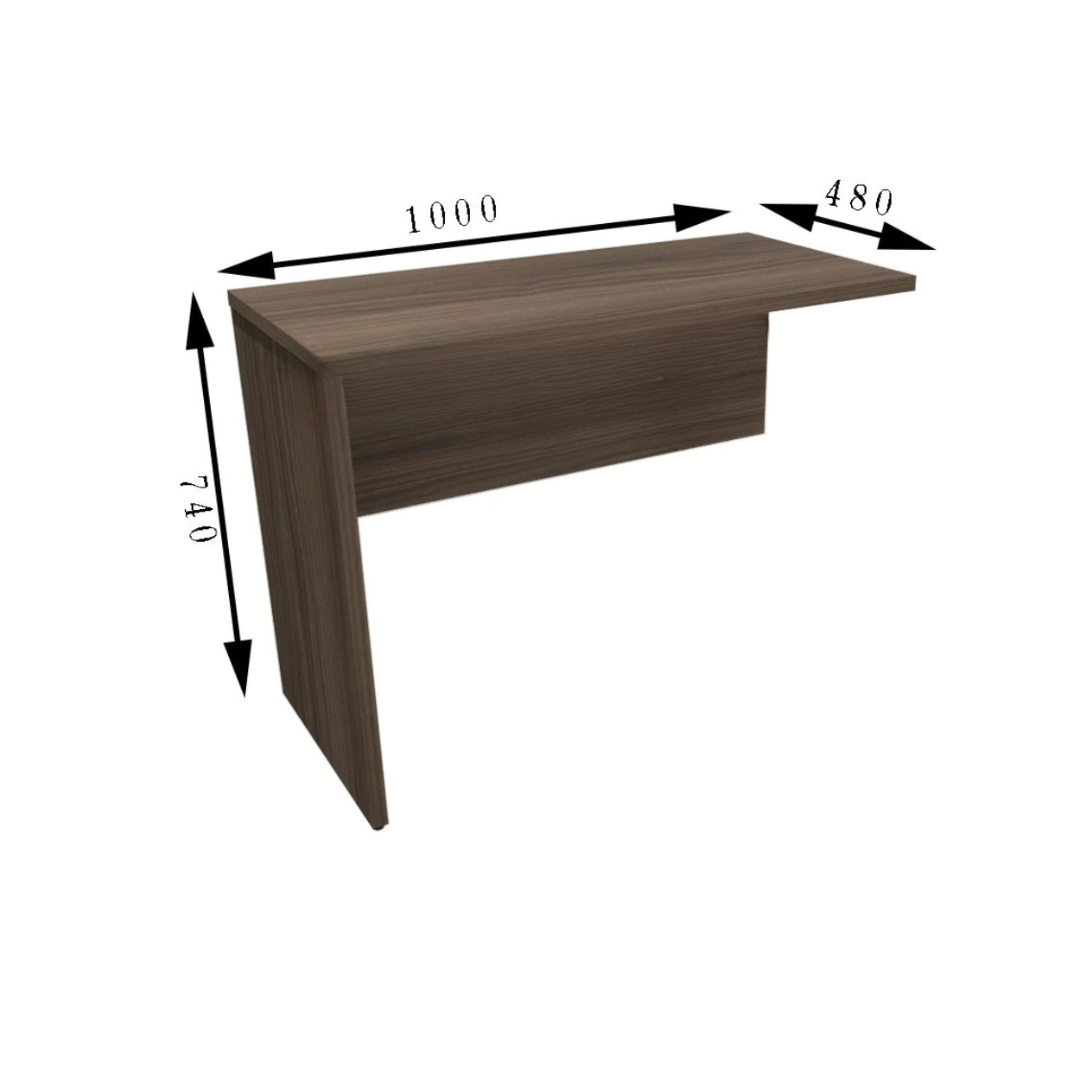 Mesa Auxiliar PN 25 1000 x 480 Painel Málaga Dalprá