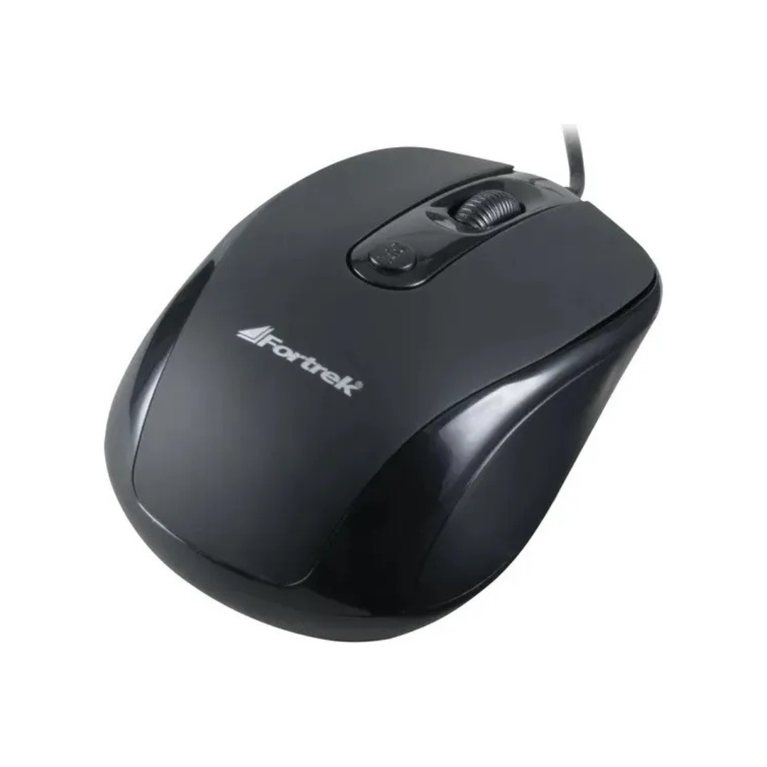 Ratón con cable Fortrek OM103 FK 416M negro