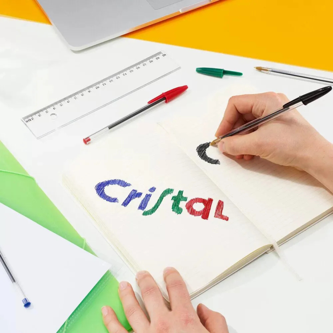 Bolígrafo Bic Cristal mediano rojo