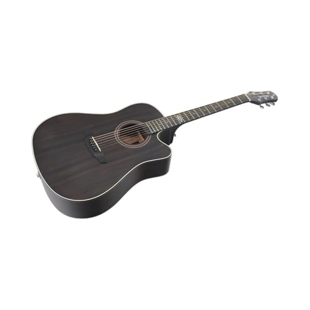 Violão Folk Cutaway EQ Aço Okoume TBW-200 BK Tagima
