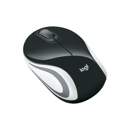 Ratón inalámbrico Logitech M187, negro/blanco 