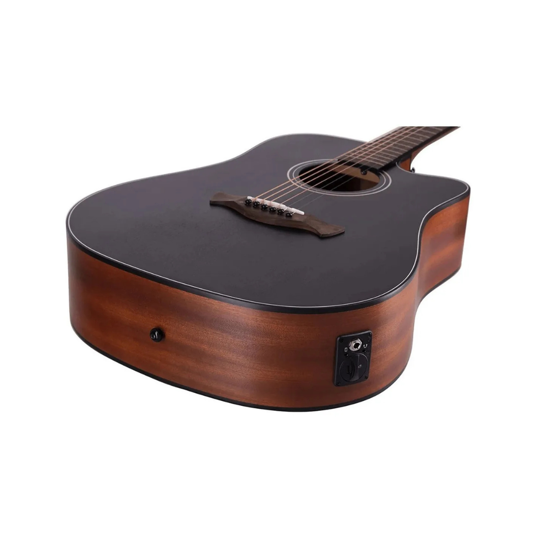 Violão Folk EQ Aço Sapele Metropolis BKOP Tagima