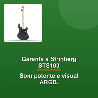 Guitarra Strinberg STS100 BKS negra 