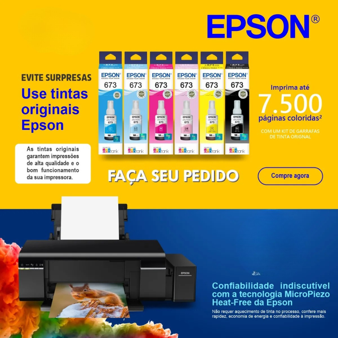 Recambio de tinta negra Epson 673