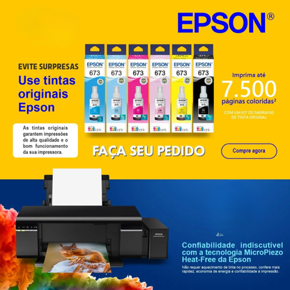 Recambio de tinta negra Epson 673