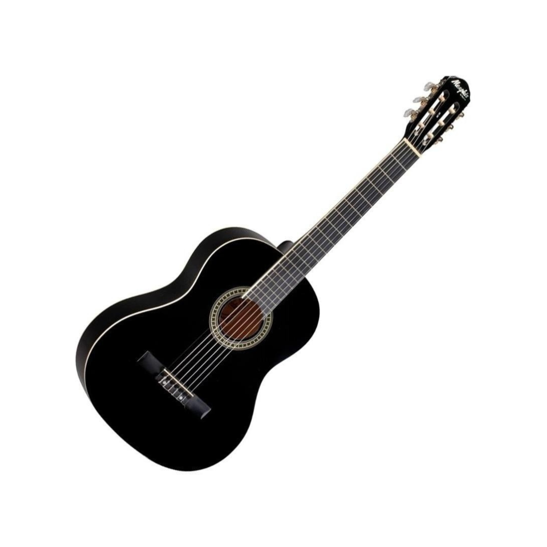 Guitarra Tagima Memphis AC 39 de nailon satinado negro
