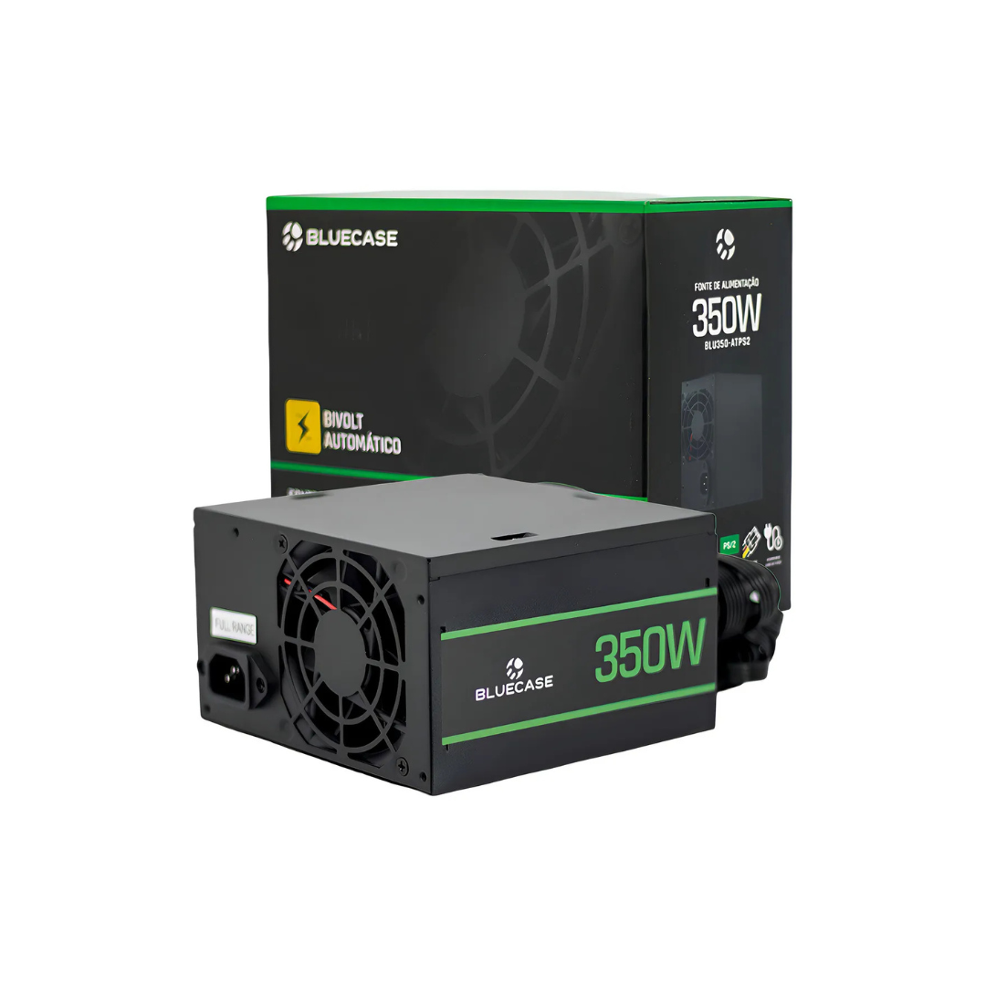 Fonte ATX 350W com Cabo sem Caixa Bluecase