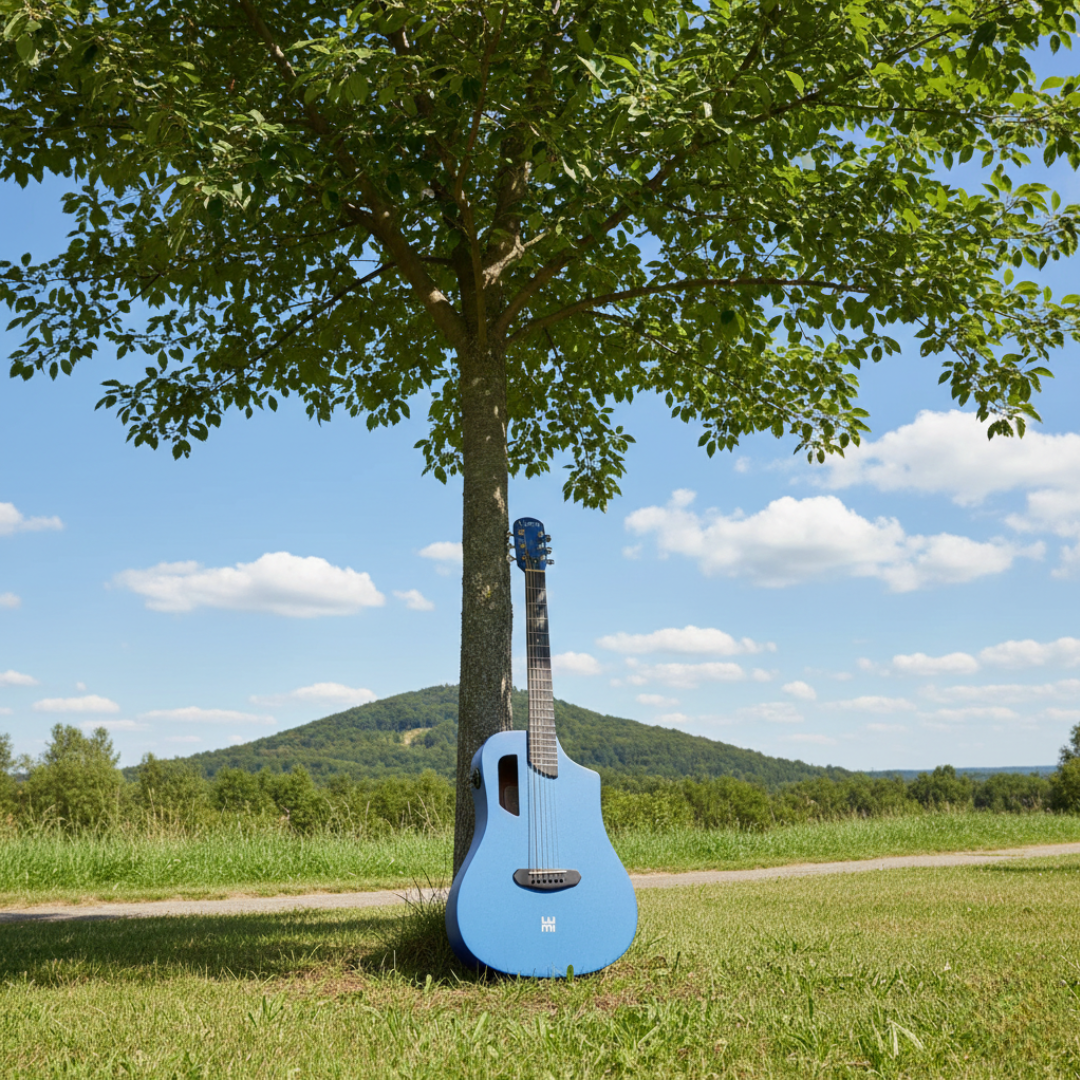 Tagima Agathis Lumi-Y GD Mini Smart 36" Steel Acoustic Guitar with Mobile App and EQ