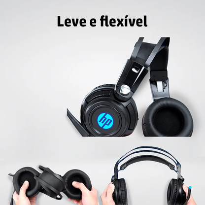 Headset Gamer P2 H200 Preto HP Gamer