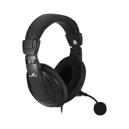 Fortrek FK739A Black Headphones with Microphone