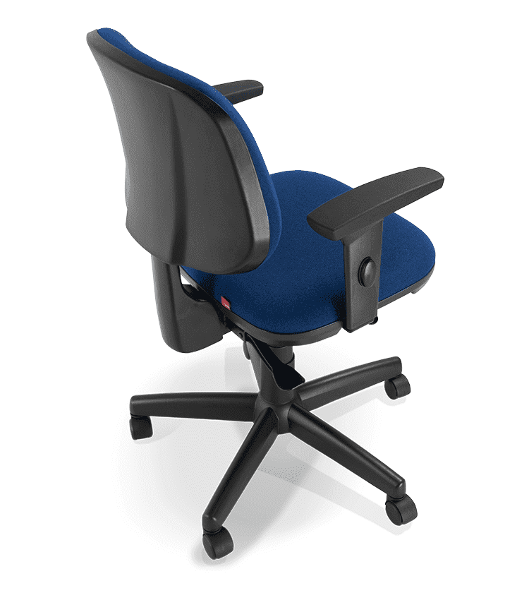 Cadeira Giratoria Executiva Start Polai 50PU Injetado Preto