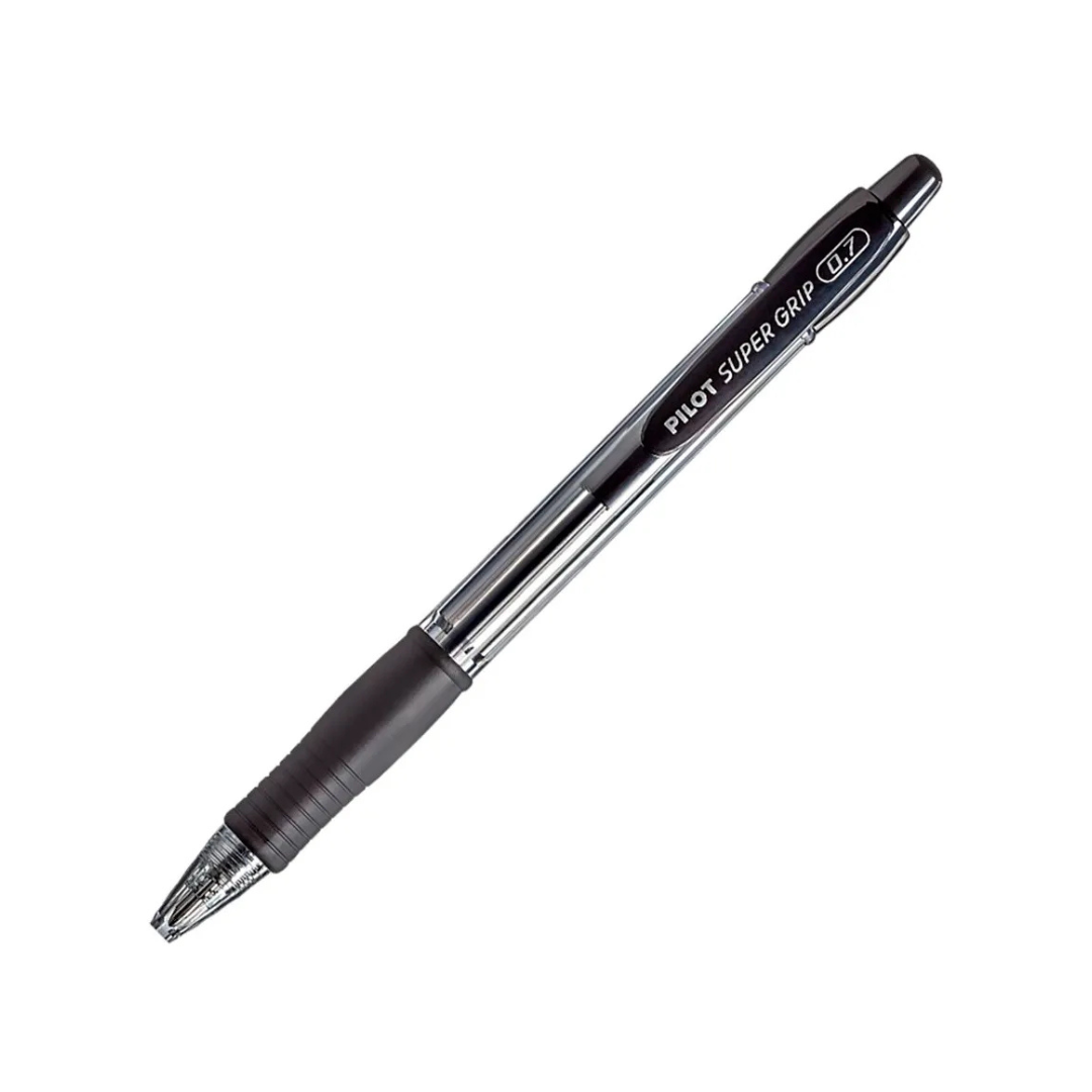 Pilot Super Grip Retractable Pen 1.0mm Black 