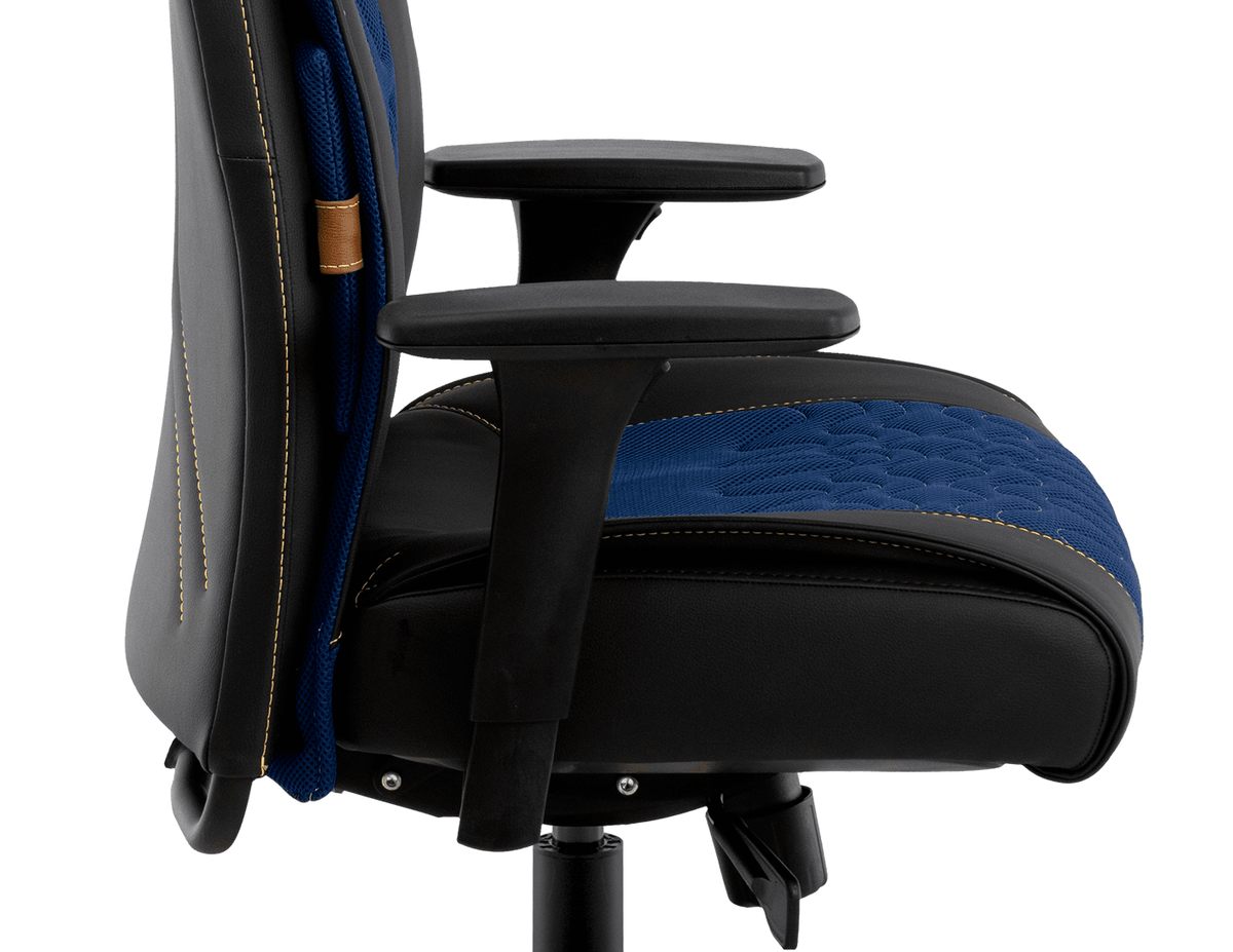 Cadeira Giratoria Presidente Gamer Way 19900 Space Azul 4 Cavalletti