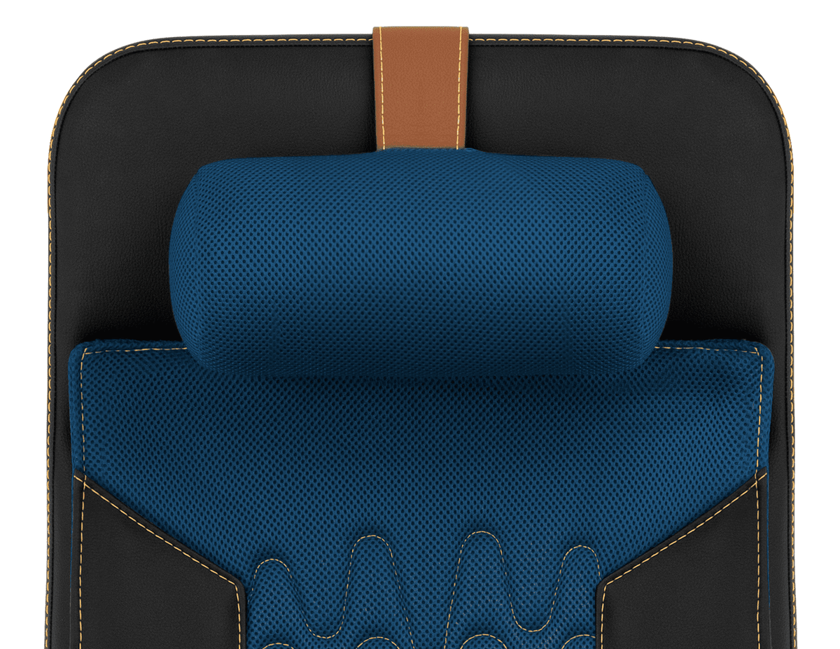 Cadeira Giratoria Presidente Gamer Way 19900 Space Azul 4 Cavalletti