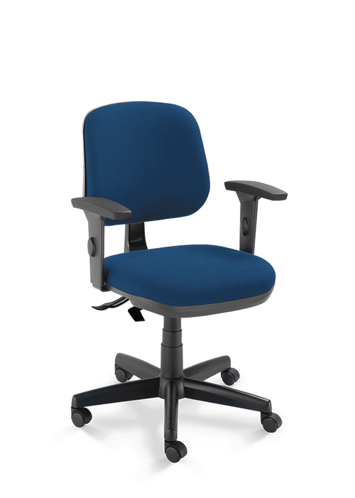 Cadeira Giratoria Executiva Start Polai 50PU Injetado Preto