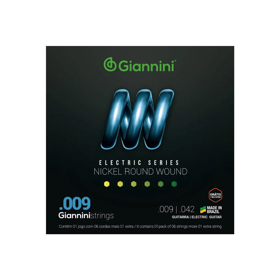 Encordoamento Guitarra .009 Giannini GEEGST